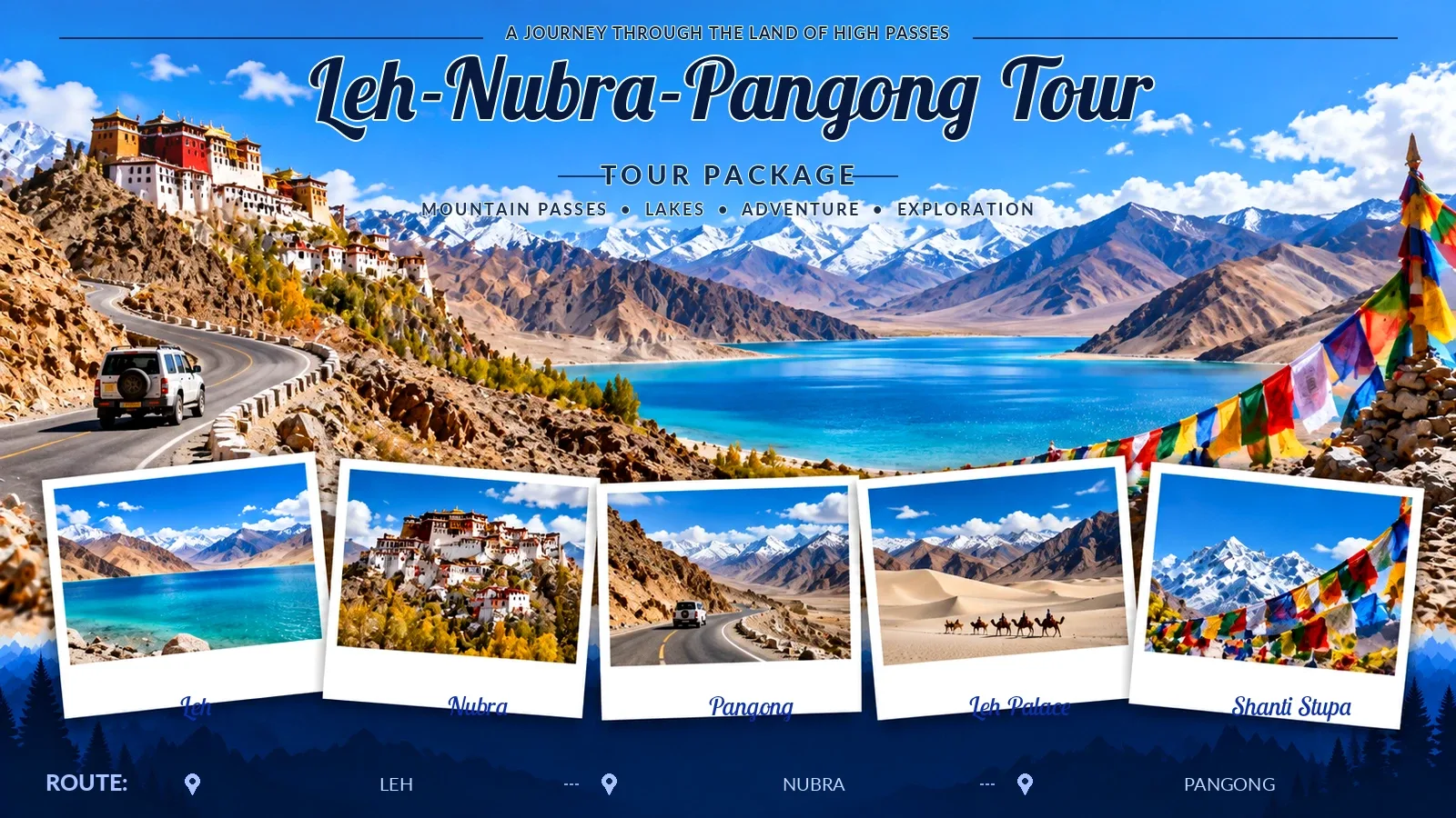 Leh–Nubra–Pangong Tour — photo 1