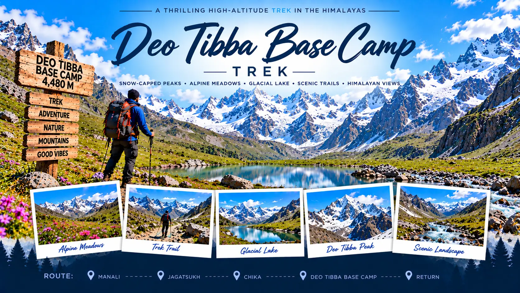 Deo Tibba Base Camp Trek — photo 1