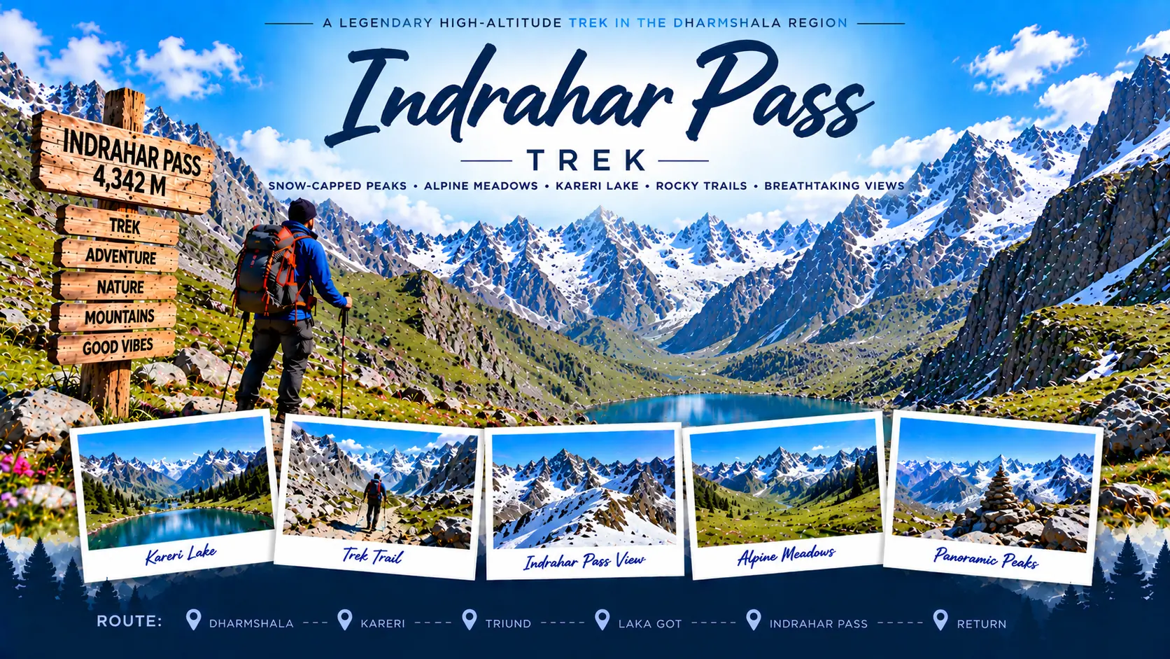 Indrahar Pass Trek — photo 1