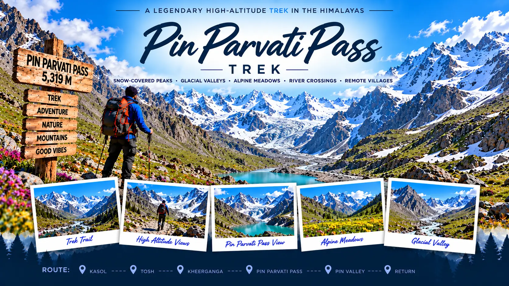 Pin Parvati Pass Trek — photo 1