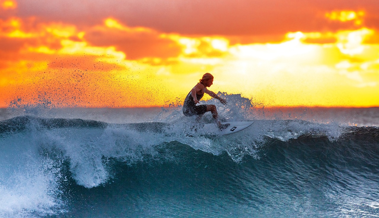 Surfing in Kovalam (Kerala) — photo 1